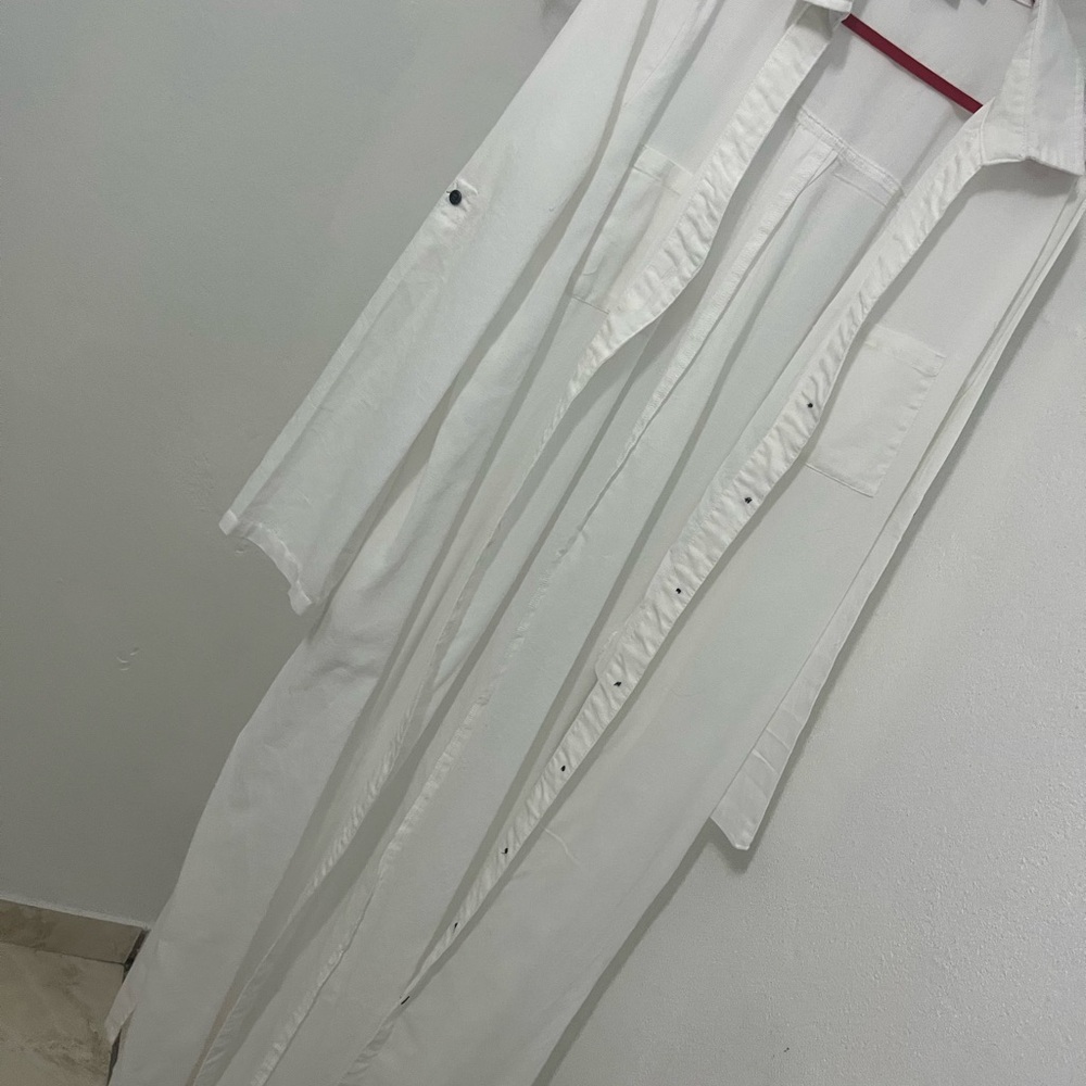 FAVLUX White Shirt Dress